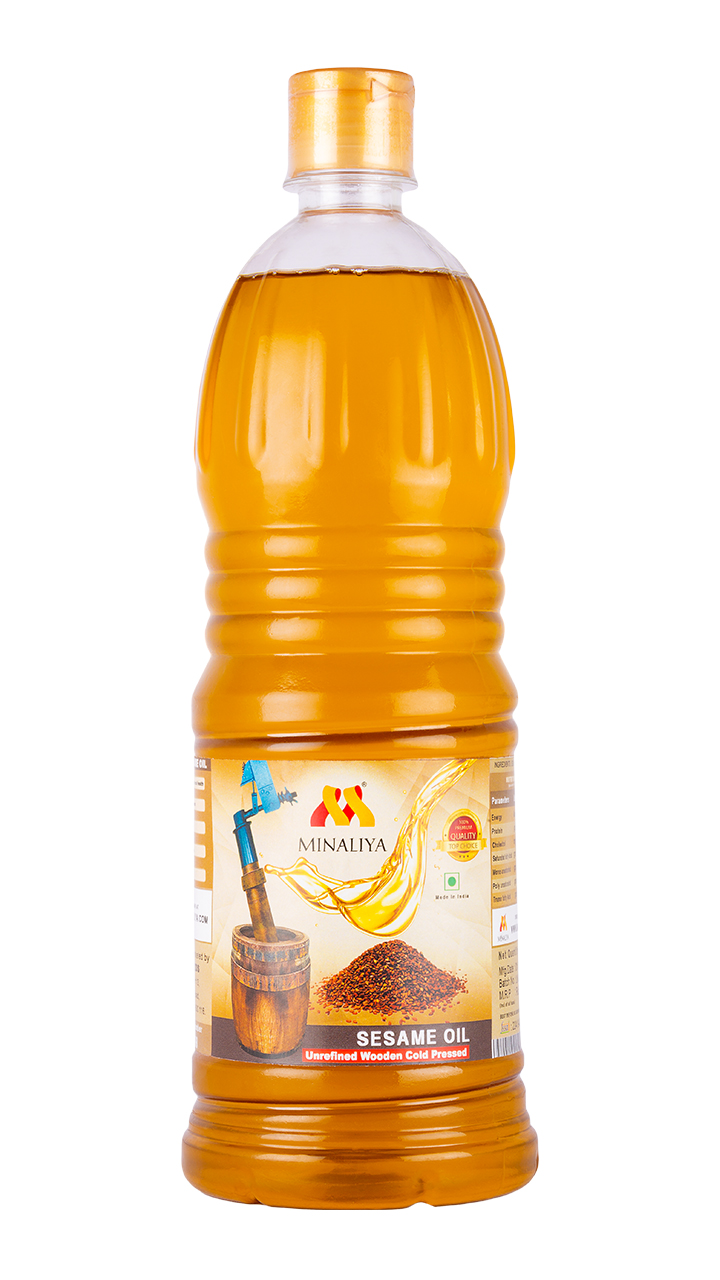 Sesame Oi Wooden Pressed Oil 1 Ltr English